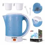 Eldom elektriline veekeetja, 0,6 l, 650 W, koos kahe tassiga, reisiks