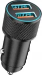 Auto laadija 2x USB 36W QC 3.0, kiire laadimine, 12&ndash;24 V