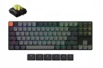 Klaviatuur Keychron K1X, 80%, valge taustavalgus, Milk Banana l&uuml;litid, &uuml;hilduv MacOS ja Windowsiga