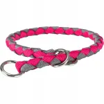 Koera kaelarihm Trixie Cavo, roosa/hall, S-M, 35-41 cm, 12 mm