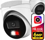 V&auml;lise IP kaamera HiLook Hikvision, 6MP, mikrofoniga, POE, nutika valgustusega