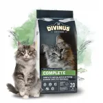 DIVINUS kuiv kassitoit vitamiinidega t&auml;iskasvanud kassidele, 20 kg