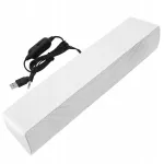 Arvutik&otilde;lar USB, 3,5 mm pesaga, 3W, valge