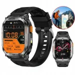 QX18 nutikell 2,01" HD-ekraan, must, veekindel IP68, GPS