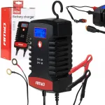 Patareilaadija AGM, GEL, LFP, 8A, 12V/24V, digitaalne, konksuga