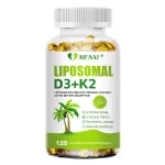 Liposoomne vitamiin D3 5000 IU K2 MK7 100 mcg, D ja K vitamiinide lisand