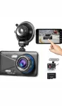 Avokadol Dash Cam Full HD eesmine ja tagumine auto salvesti