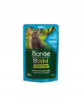 Kasside BWILD Anchois tomatite ja k&ouml;&ouml;giviljadega, 85 g, MONGE