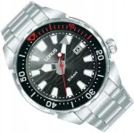 Meeste kell Lorus RH945RX9 sportlik, diver, kuup&auml;ev, WR100, teras, LUMA, 41 mm