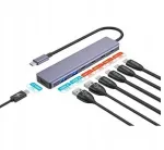 USB jagaja Platinet 46236, 7 pesa
