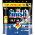 N&otilde;udepesukapslid FINISH Powerball Ultimate All in 1, sidrunil&otilde;hnaga, 92 tk