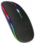 Juhtmevaba hiir, Bluetooth, 2.4G, 1600 DPI, valgustusega