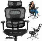 NINO must ergonoomiline p&ouml;&ouml;rleva mehhanismiga kontoritool