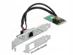 V&otilde;rgukaart Mini PCIe, 1x RJ45 Gigabit LAN, Delock 95266