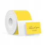Kleepuvad sildid SUPVAN T50M Pro, termo, 40 x 30 mm, 250 tk, kollased