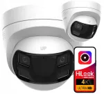 HILOOK 8MP 4K panorama IP kaamera 180&deg;, v&auml;rvilise pildiga, mikrofon, k&otilde;lar, PoE