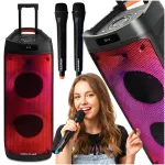 Kaasaskantav traadita Bluetooth k&otilde;lar Blaupunkt mikrofoniga karaoke jaoks