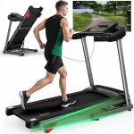 Kokkupandav elektriline jooksulint, 1&ndash;12 km/h, 3 kallutustaset, Bluetooth