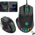 Juhtmevaba m&auml;nguhiir RGB valgustusega, USB