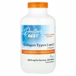 Kollageen 1. ja 3. t&uuml;&uuml;pi C-vitamiiniga, 540 tabletti, Doctor's Best