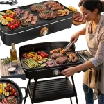 Suur elektriline grill eemaldatava restiga XL, sobib aeda ja k&ouml;&ouml;ki
