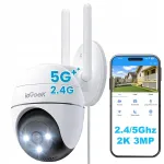 V&auml;lise WiFi IP-kaamera, 2K Ultra HD, 3MP, 4x suum, p&ouml;&ouml;ratav