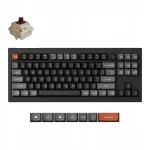 Juhtmevaba mehaaniline klaviatuur Keychron V3 Ultra 8K POM Brown l&uuml;lititega
