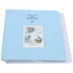 Fotode album 128 taskuga, PVC visiitkaardi hoidik 6U
