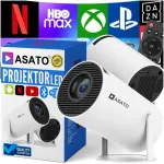 Android TV WiFi SMART Bluetooth 5.0 HD 4K 150-tolline projektor