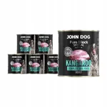 Koerakonservid kengurulihaga, 6x800g, John Dog Pure Black Special Edition