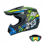 Motokrossi mootorratturi kiiver prillidega, XL (59&ndash;60 cm)