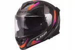 Motojuhile kiiver LS2 FF818 Storm III Sport hall/lilla, suurus M