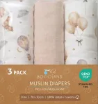 Musliinist m&auml;hkimislina Bocioland 70x70 100% puuvill BL300 liivav&auml;rv