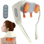 Shiatsu selja- ja kaelamassager soojendusega