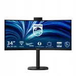 Monitor PHILIPS 34" 34B2U3600CH kaardus VA HDMIx2 DP HAS USB-C RJ45 KVM