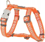 Helkurvaljad koertele Red Dingo Ziggy Orange, 12 mm x 30&ndash;44 cm