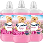 Pesupehmendaja Coccolino Fresh Silk Lily, roosa, 1,7 l, 3 tk, 222 pesukorda