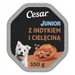 CESAR Junior koerakonservid kalkuni ja vasikaliha, 150 g