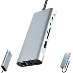 USB-C jaotur 11in1 HDMI 4K ja lugejaga