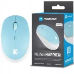 Juhtmevaba hiir NATEC Harrier 2, 1600 DPI, Bluetooth 5.1, vaiksed nupud