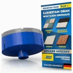 Keraamiliste plaatide teemantpuur 125 mm M14 professionaalidele, terasest