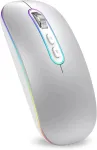 Juhtmevaba hiir Cimetech, Bluetooth 5.1 ja USB 2,4 GHz, LED-valgustusega