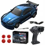 RC-auto 1:64 LED-tuled, puldiga juhitav, USB laetav, sportlik stiil