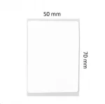 Niimbot R kleebiseteip 50x70 mm, valge, 110 tk, sobib B21, B21S, B3S, B1 jaoks