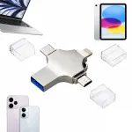 USB m&auml;lupulk 256GB, 4in1, USB-C, Micro USB, OTG, nutitelefonidele