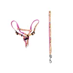 Koerte rakmed koos rihmaga BUBU Friends, 10 mm, 120 cm, roosad