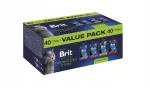 Brit Premium By Nature m&auml;rg kassitoit, 40 x 100 g, erinevad maitsed