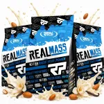 Valgu- ja s&uuml;sivesikuline gainer Real Mass 1000g vanilje- ja mandlimaitsega