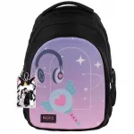 Kooli seljakott BACK UP, must, 26 l, 3 sektsiooniga