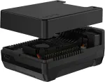 Alumiiniumkorpus ventilaatoriga Raspberry Pi 5-le M.2 NVMe toega